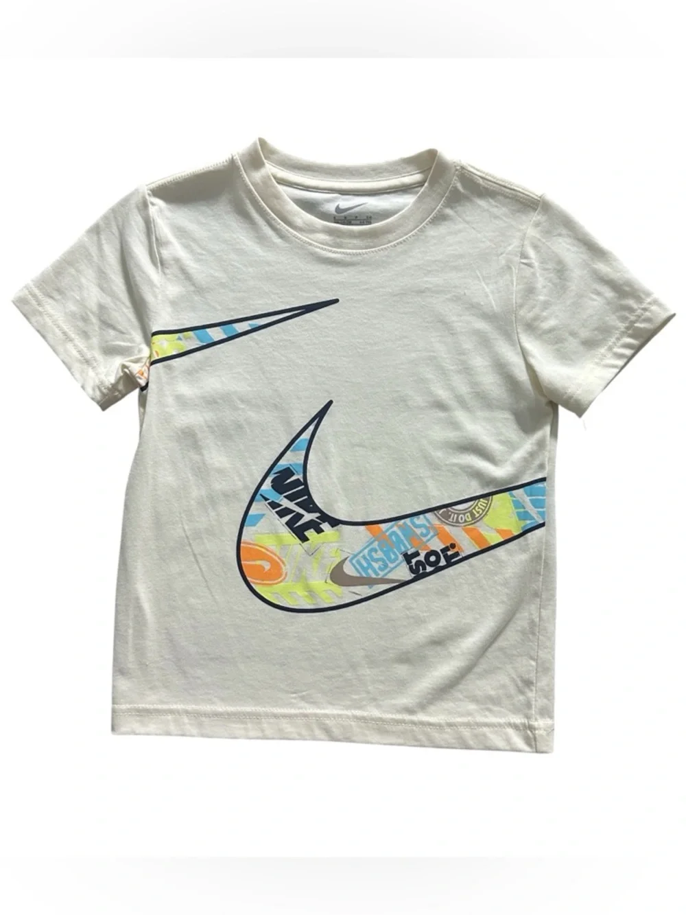Boys Size 4 Nike 2 Piece Set NWT Shirt & Shorts Swoosh Logo Athletic Outfit
